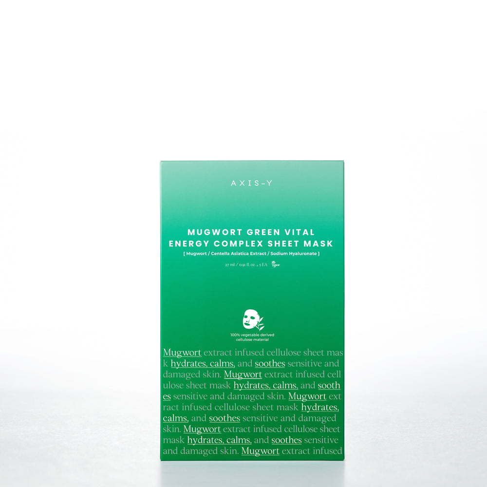 AXIS Y MugwortGreenVitalEnergyComplexSheetMask 1000x