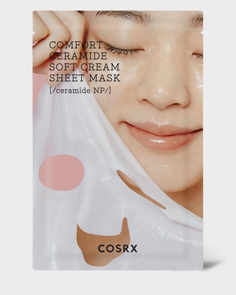 balancium comfort ceramide soft cream sheet mask cosrx official 1